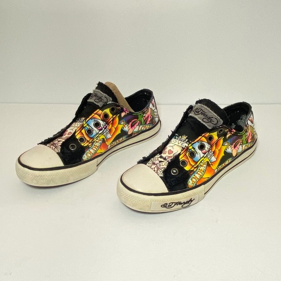 Rare - Ed Hardy - Vintage - Women's Shoes Size: 5 - Picture 7 of 12